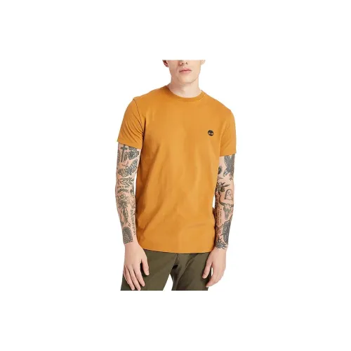 Timberland T-Shirts Men Orange