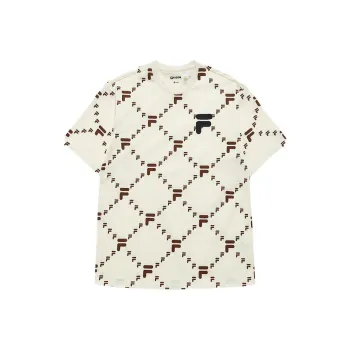FILA T Shirt Unisex Antique White Imitation