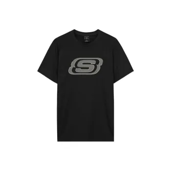 Skechers T Shirts Unisex Carbon Black