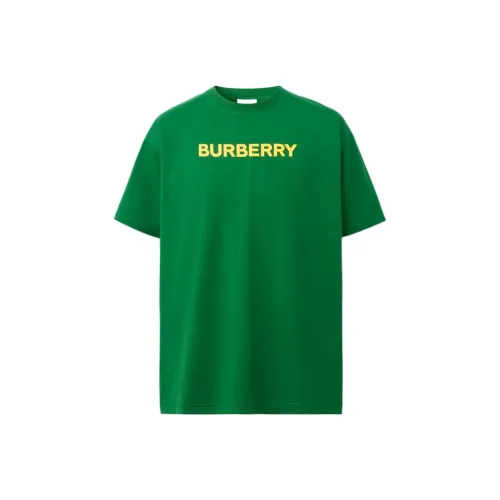 Burberry Logo Print Cotton Oversized T shirt