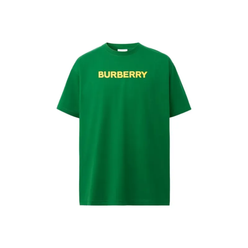 Burberry Logo Print Cotton Oversized T shirt-0