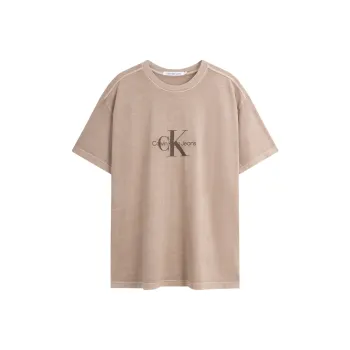 CALVIN KLEIN T Shirt Men's Honey Tea Brown