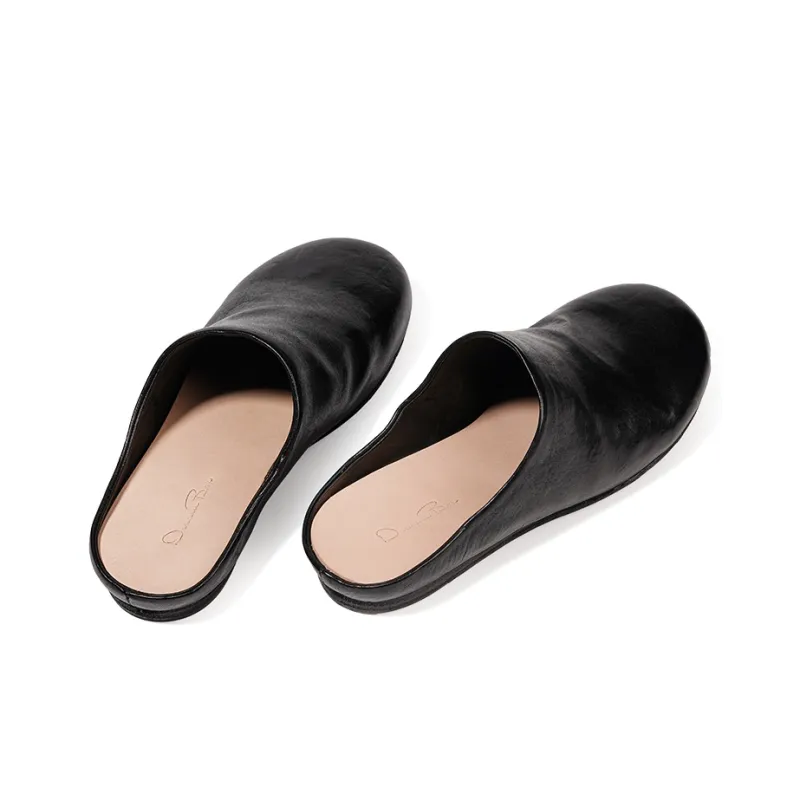 Dreambo Genuine Leather Sole Abrasion Resistant Slip Resistant Wrap toe Slippers Women's-3
