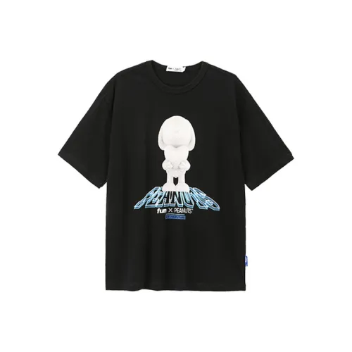 FUN X Snoopy T Shirt Unisex Black