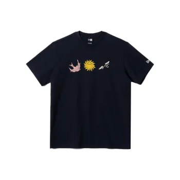 New Era New Era X SMILEYWORLD T Shirts Unisex Navy Blue
