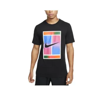 Nike Court Dri FIT T Shirt Men's Black