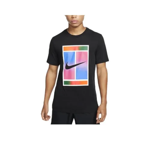 Nike Court Dri FIT T Shirt Men's Black