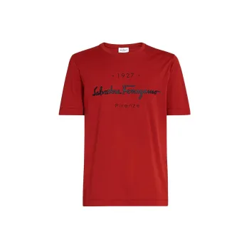 Ferragamo T-Shirts Men Red