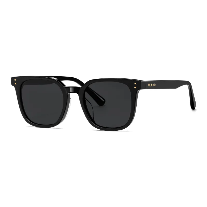 HLA Plate Frame Square Sunglasses Unisex-3