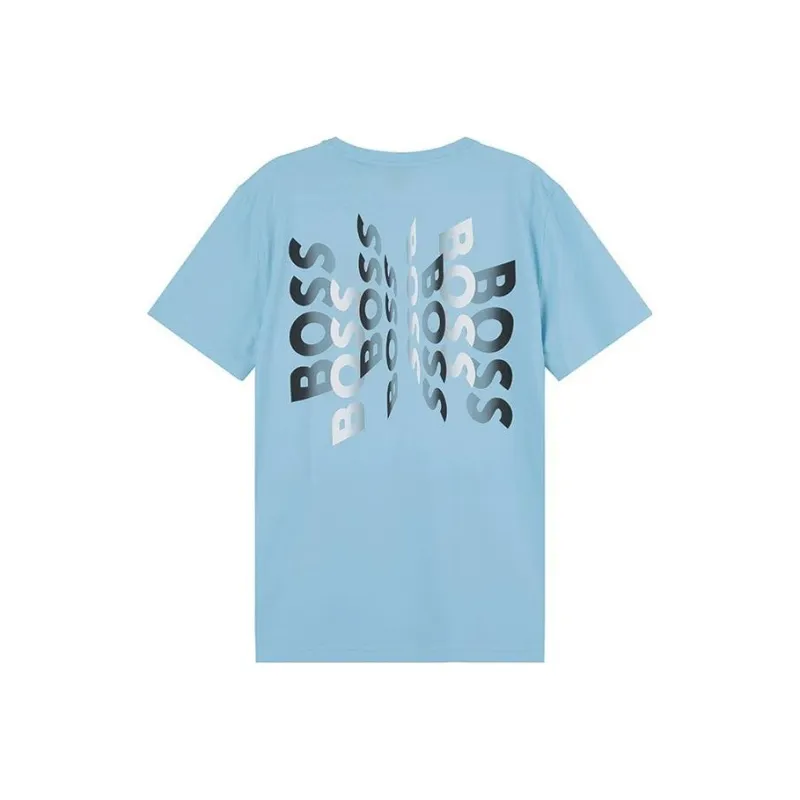 HUGO BOSS T Shirts Men Light Blue-0