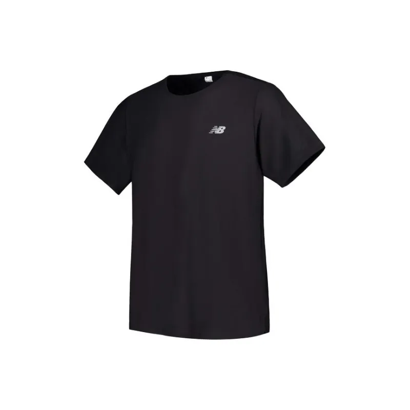 New Balance Athletics Jacquard T Shirt Men's Black-0