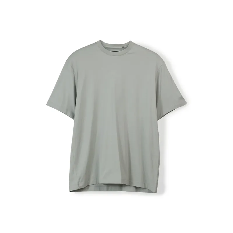 Y 3 T Shirts Unisex Light Gray-0