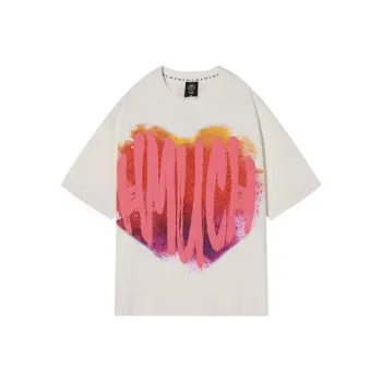 TCH T-Shirts Unisex White With Red Logo