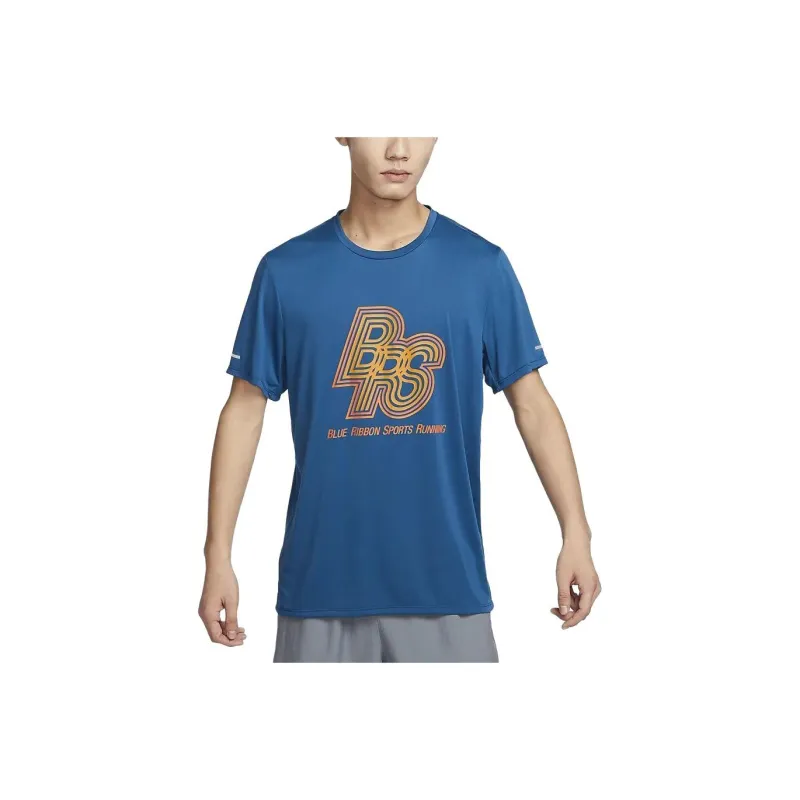 Nike Dri Fit Rise 365 Running Energy T Shirt Men's Blue-0
