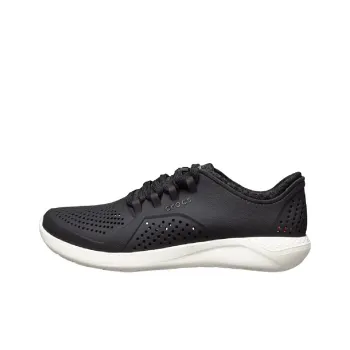 Crocs LiteRide Pacer Low Top Casual Shoes Women's Black