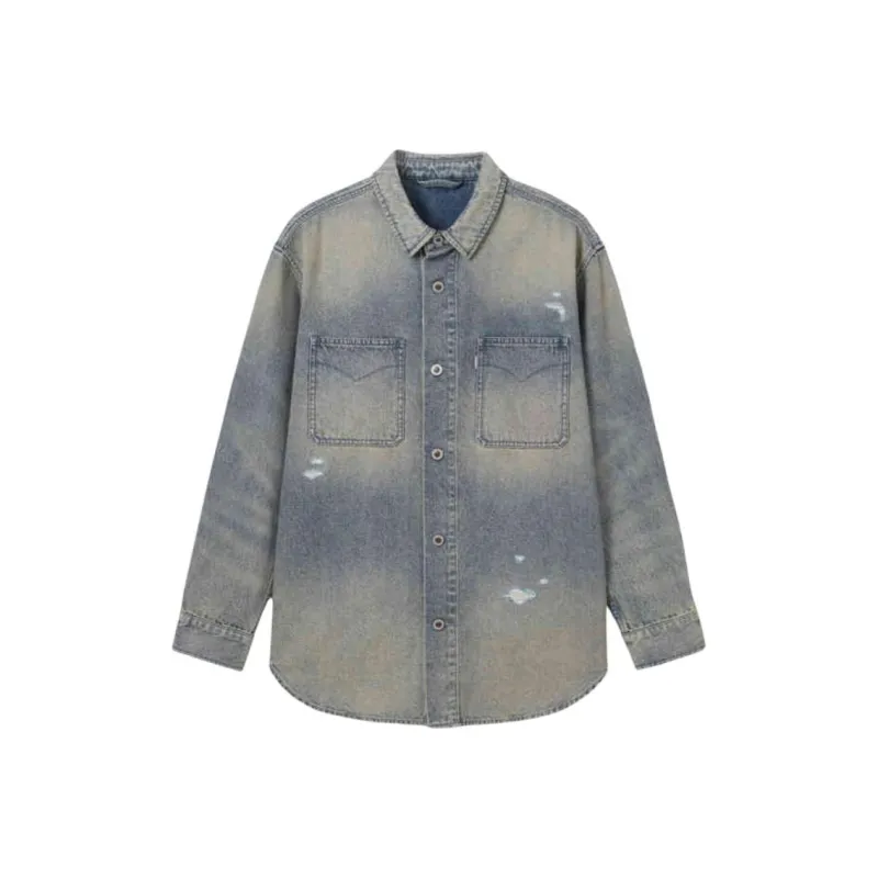 Levis Denim Jackets Men Blue Gray-0