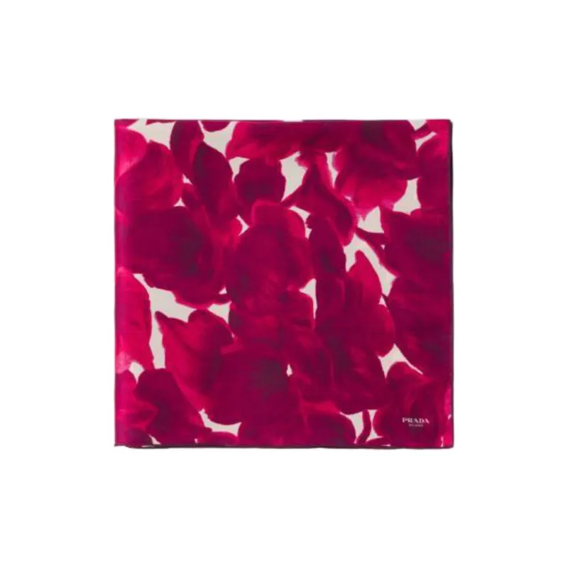 PRADA Printed Silk Scarf-0