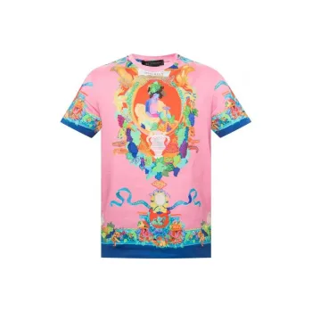 VERSACE T Shirts Men Pink