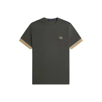 FRED PERRY T Shirts Men Green