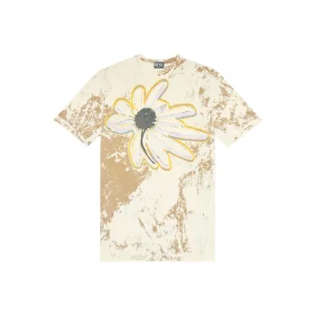 DIESEL T-Shirts Men Yellow