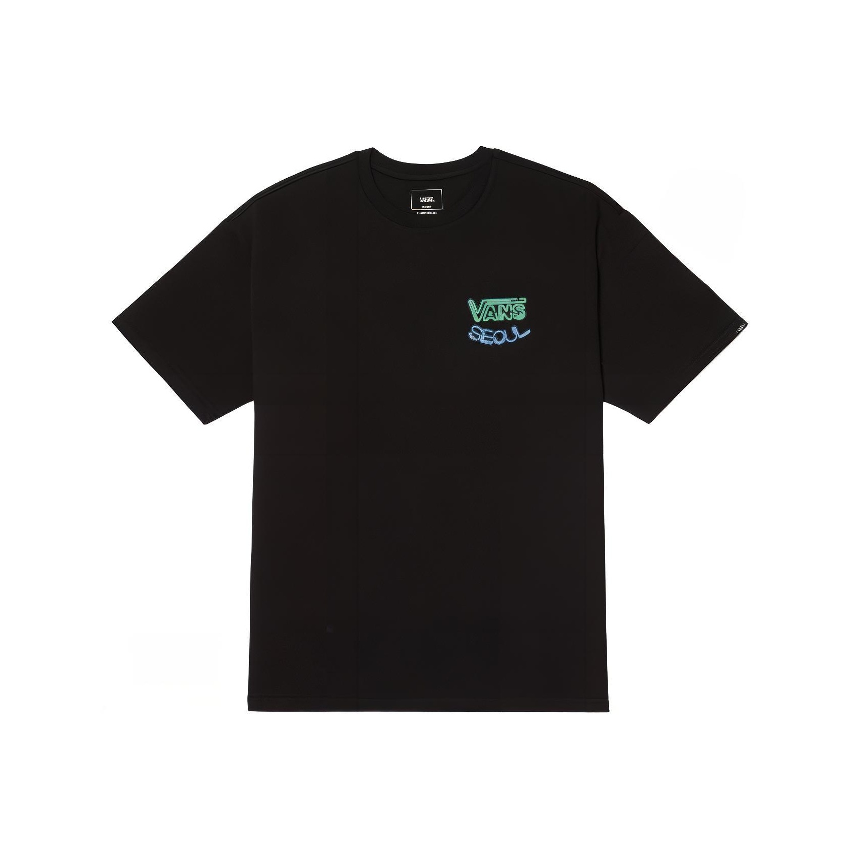 Vans Night in Seoul T-Shirts Men Black - POIZON