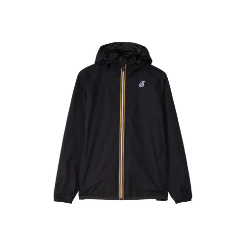 K WAY P. Lily Plus 2. Reversible Zipped Hooded Jacket
