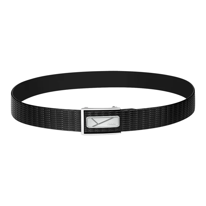 CATELLES Top Grain Cow Leather Belts Men's 3.5cm-3