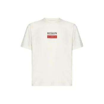 HERON PRESTON Logo print Cotton T shirt