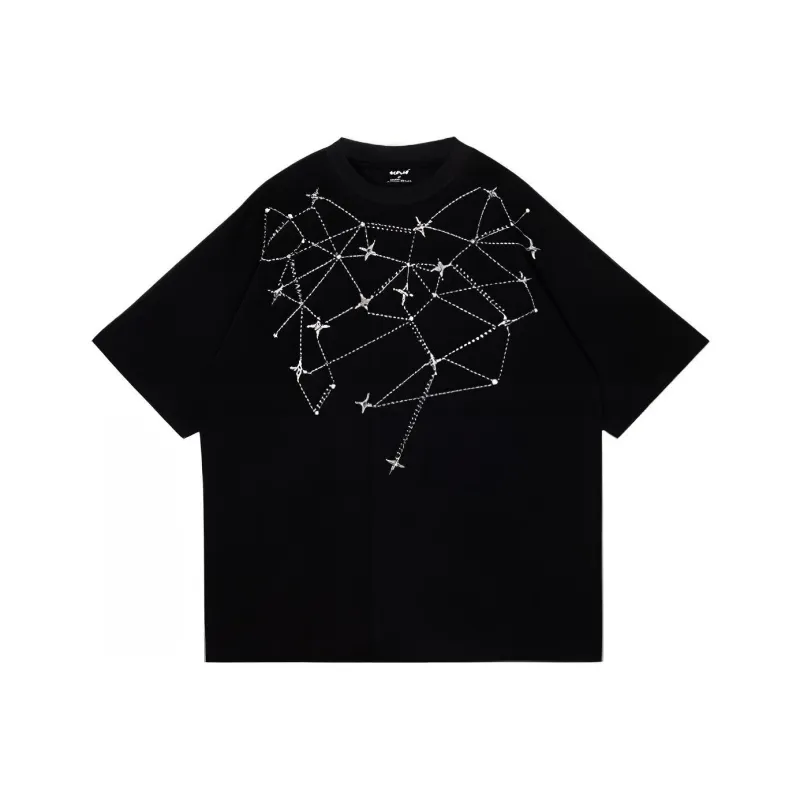 0-CROWORLD T-Shirts Men Black-0