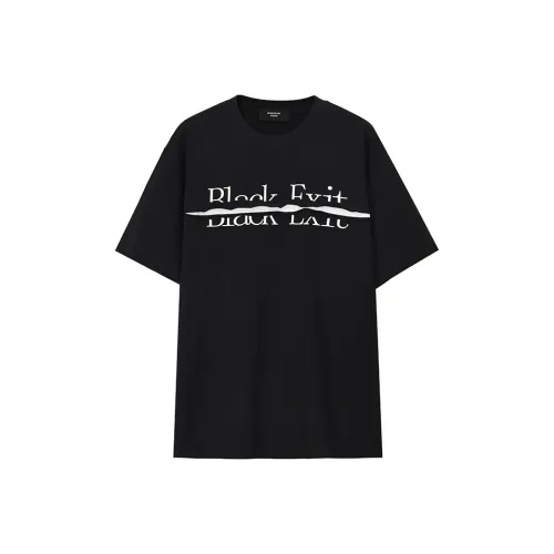 BLACK OF EXIT 남녀공용 티셔츠