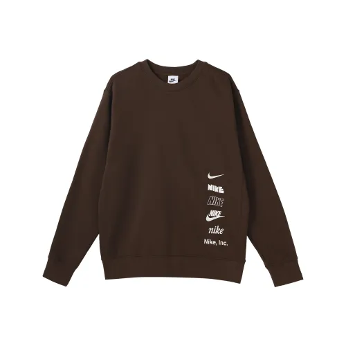 Nike T Shirts Men Brown