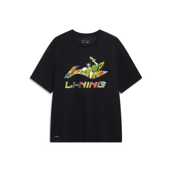 LINING Sports Life Collection T Shirts Men Black