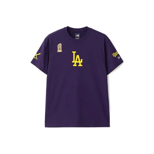 New Era New Era X MLB Co brand T Shirt Unisex Purple