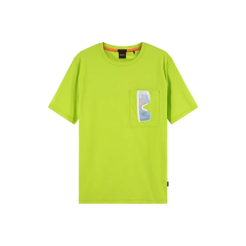 HUGO BOSS T Shirts Men Green-0