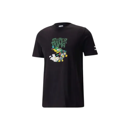 PUMA CLASSICS SUPER T Shirt Men's Black
