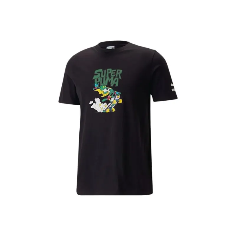 PUMA CLASSICS SUPER T Shirt Men's Black-0