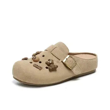 Mr.shang Cute Pet Design Odor Resistant Wrap toe Slippers Women's