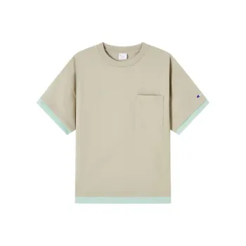 Champion T Shirts Men Light Khaki