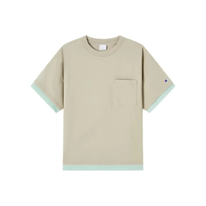 Champion T Shirts Men Light Khaki-0