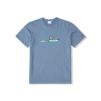 Columbia T Shirts Men Blue