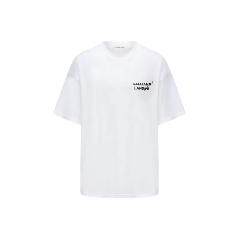 GALLIANO LANDOR T Shirt Unisex White-0