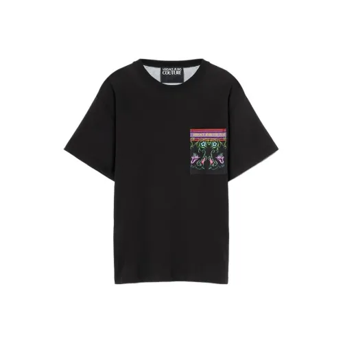 VERSACE JEANS COUTURE T Shirts Men Black