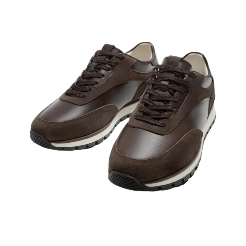 ZARA Low Top Casual Shoes Men's Brown-2