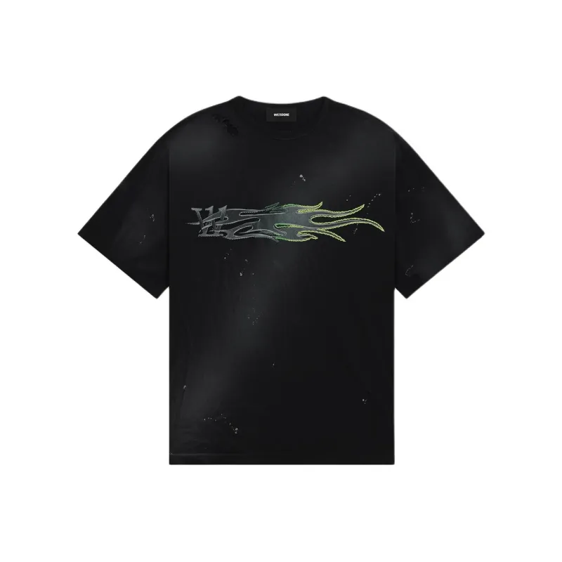 WE11DONE Graphic print Cotton T shirt-0