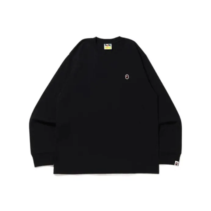 Bape Ape Head One Point Online Exclusive L/S Tee-0