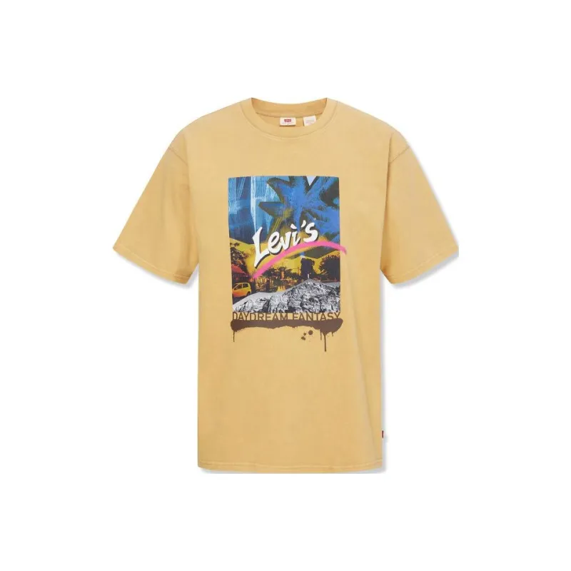 Levis T Shirts Men Brown-0