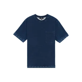 LI NING 1990 T Shirts Men New Denim Blue