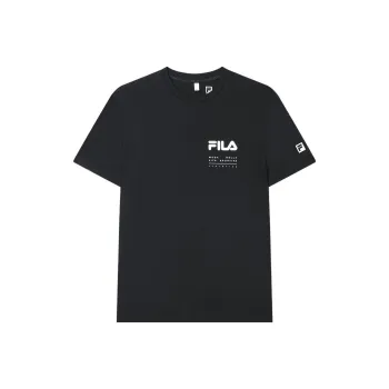 FILA Set in Sleeve T Shirt Men's Pitch Black