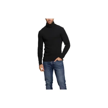 GUESS Mateo Turtleneck Tee T-Shirt Men's Black