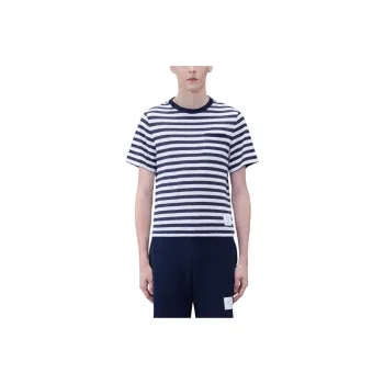 THOM BROWNE Striped Crewneck T Shirt